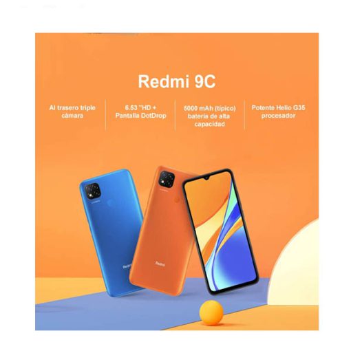 گوشی موبایل Xiaomi مدل Redmi 9C M2006C3MG دو سیم‌ کارت ظرفیت 64/3 گیگابایت